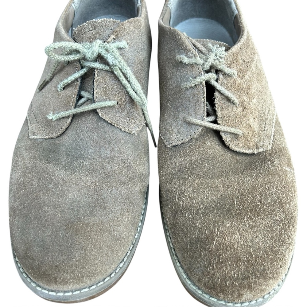 Timberland Mens Shoes Size 9 Taupe Suede Oxfords Earthkeepers Laced